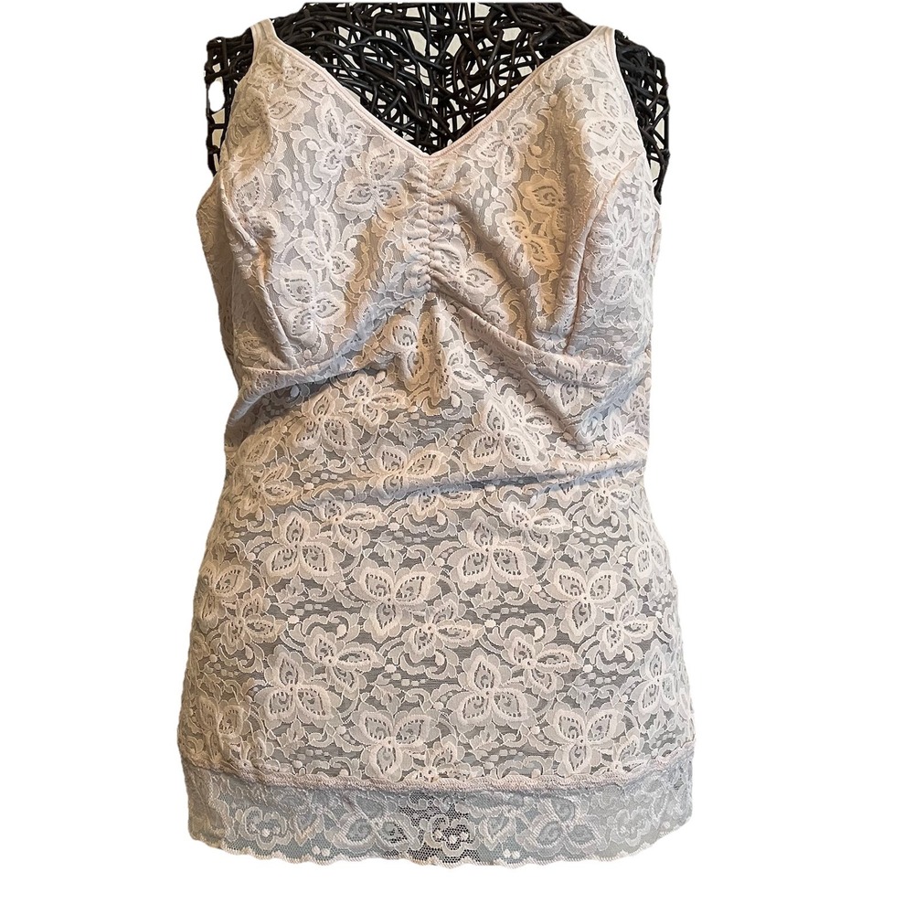 Bali‎ Lace Cami Top 2XL Blush Neutral Feminine Fairycore Coquette
